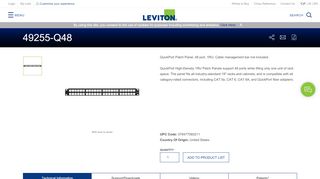 
                            8. 49255-Q48 - Leviton.com