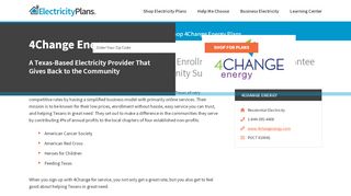 
                            9. 4Change Energy | Cheap Texas Electricity Rates | 1-844-395 ...