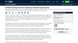
                            8. 4OVER4.COM Improves User Experience with New Login Options ...