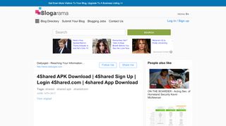 
                            10. 4Shared APK Download | 4Shared Sign Up - Blogarama