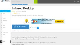 
                            2. 4shared Desktop 4.0.11 - Download