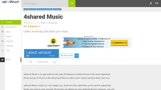 
                            4. 4shared Music 2.8.0 for Android - Download