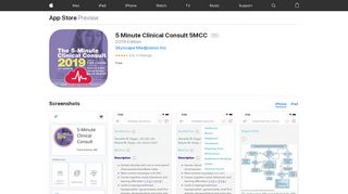 
                            6. ‎5 Minute Clinical Consult 5MCC on the App Store
