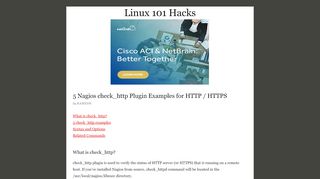 
                            6. 5 Nagios check_http Plugin Examples for HTTP / HTTPS