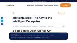 
                            4. 5 Top Banks Open Up Re: API Channels - Becoming a digital enterprise