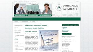 
                            7. 5. Viadrina Compliance Congress - Compliance Across the ...