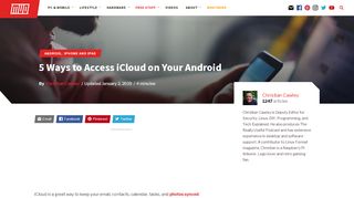 
                            4. 5 Ways to Access iCloud on Your Android - MakeUseOf