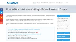 
                            8. 5 Ways to Bypass Windows 10 Login/Admin …