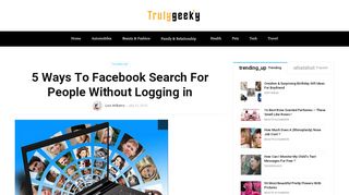 
                            1. 5 Ways To Facebook Search For People Without Logging in