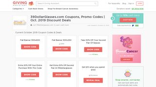 
                            8. 50% Off 39DollarGlasses.com Coupons & Promo …
