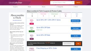 
                            5. 50% Off Abercrombie & Fitch Coupons: 2019 Coupon Codes