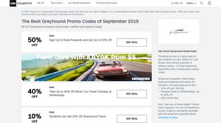 
                            9. 50% OFF Greyhound Promo Codes in August 2019 | …