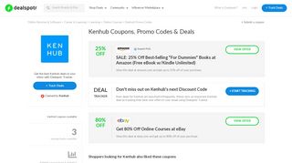 
                            5. 50% Off Kenhub Coupon Code (Verified Aug ’19) — Dealspotr