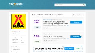 
                            8. 50% Off Koa.com Promo Codes & Coupon Codes  …