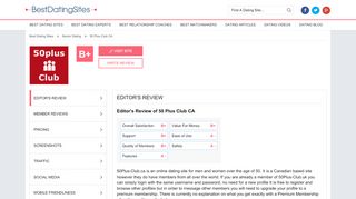 
                            5. 50 Plus Club CA Review - bestdatingsites.com