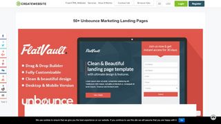 
                            8. 50+ Unbounce Marketing Landing Pages - Create Website