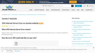 
                            4. 500 Internal Server Error on Joomla Website - Joomla-Monster