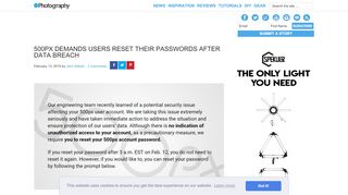 
                            8. 500px demands users reset their passwords after data breach - DIY ...