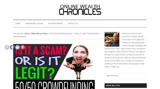 
                            4. 50/50 Crowdfunding Review - Scam or Legit? Compensation Plan ...