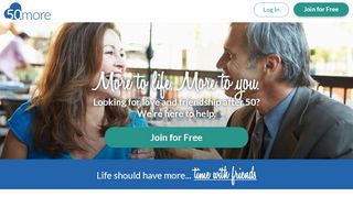 
                            4. 50more | The Online Dating Site for 50+ Men and Women