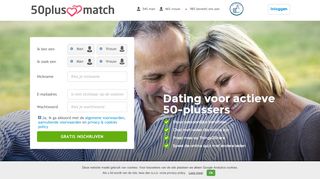 
                            4. 50plusmatch: Dating voor actieve 50-plussers