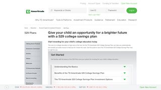 
                            5. 529 College Savings Plans | TD Ameritrade