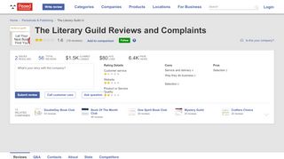 
                            6. 55 The Literary Guild Reviews and Complaints @ …