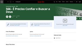 
                            1. 566 - É Preciso Confiar e Buscar a Deus — Central de ...