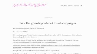 
                            6. 57 - Die grundlegendsten Grundbewegungen. — Late-to-The-Party ...