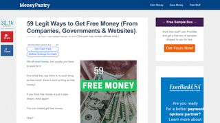 
                            3. 59 Legit Ways to Get Free Money (From Companies ...