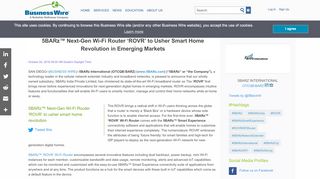
                            6. 5BARz™ Next-Gen Wi-Fi Router ‘ROVR’ to Usher Smart Home ...