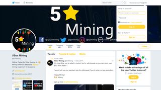 
                            3. 5Star Mining (@5SMining) | Twitter