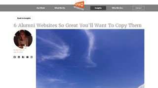 
                            1. 6 Alumni Websites So Great You'll Want To Copy Them | OHO Interactive