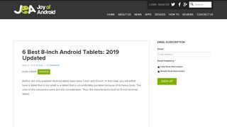 
                            9. 6 Best 8-Inch Android Tablets: 2019 Updated