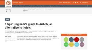 
                            7. 6 tips: Beginner's guide to Airbnb, an alternative to hotels