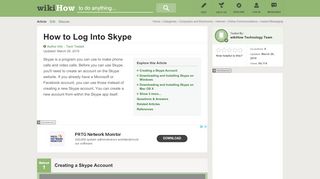 
                            5. 6 Ways to Log Into Skype - wikiHow