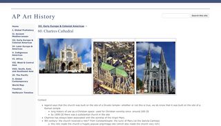 
                            5. 60. Chartres Cathedral - AP Art History - Google Sites