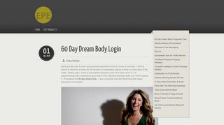 
                            2. 60 Day Dream Body Login - Epearth.org