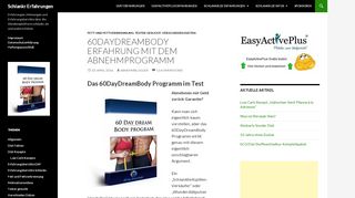 
                            4. 60DayDreamBody - Abnehmerfolg mit Geld zurück Garantie ...