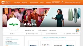 
                            3. 63 Companies that are using Adyen Payment Gateway Software