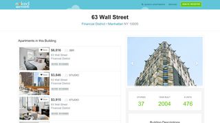 
                            9. 63 Wall Street in Financial District, Manhattan | Naked Apartments