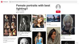 
                            4. 66 Female portraits with best lighting!! images in 2019 | Beautiful ...