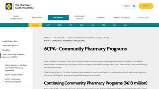 
                            6. 6CPA- Community Pharmacy Programs - …