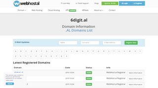 
                            7. 6digit.al Domain information | .AL Domain Registrar | Web ...