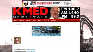 
                            4. 7-30 to 8-3-2018: Bill Meyer's Blog - KMED-AM - Turning up ...