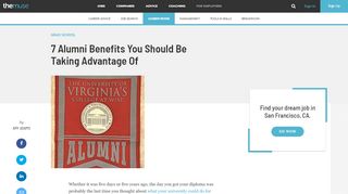 
                            7. 7 Alumni Benefits You Should Be Taking Advantage Of - The Muse