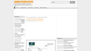 
                            3. 7 Aynax Invoice Template - SampleTemplatess