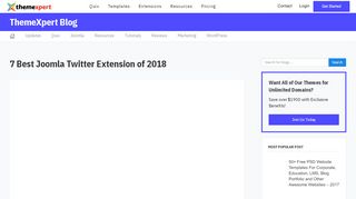 
                            8. 7 Best Joomla Twitter Extension of 2018 - ThemeXpert