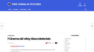 
                            8. 7 Cinema 4D vRay Glass Materials - Free Cinema …