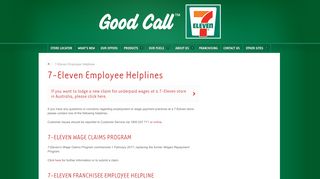 
                            11. 7-Eleven Employee Helplines | 7-Eleven